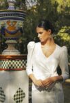 Vestido midi jacquard