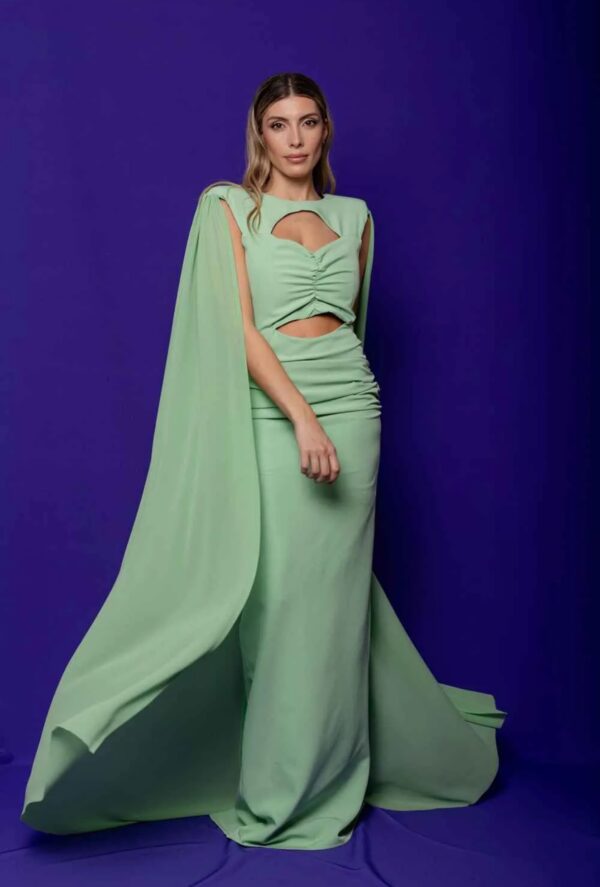 Vestido capa manzana