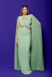 Vestido capa manzana