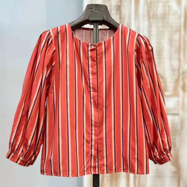 Blusa rayas coralla