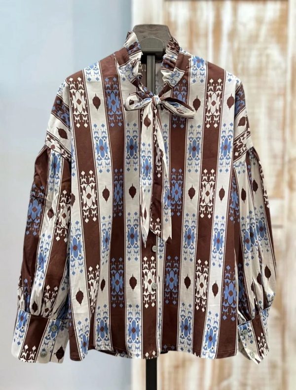 Blusa lazada étnica