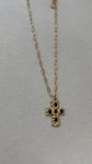 Collar cruz acero
