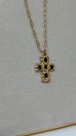 Collar cruz acero