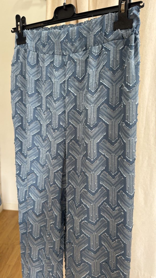 Conjunto fluido azul plomo