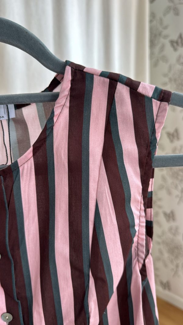 Blusa rayas sin manga