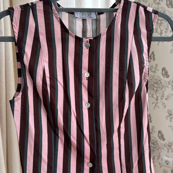 Blusa rayas sin manga