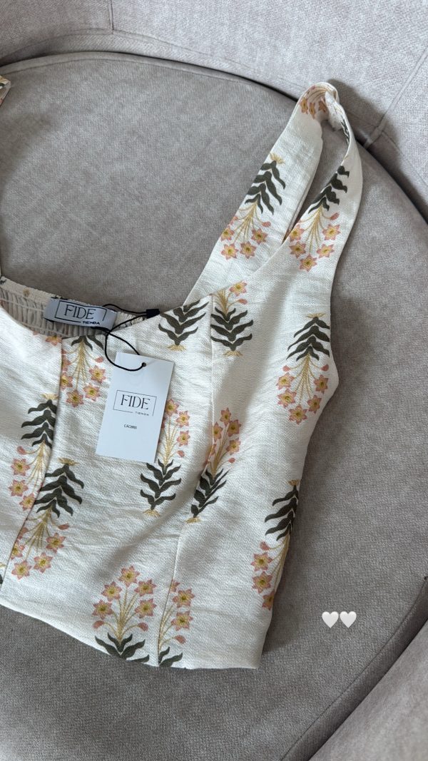 Top estampado