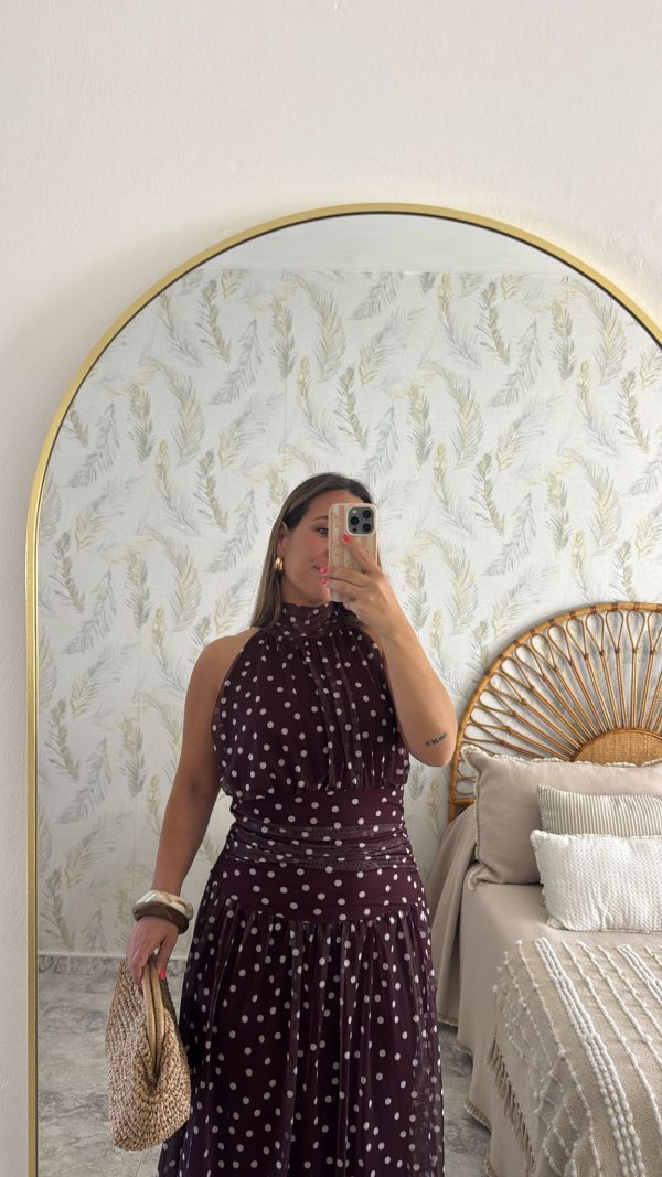 Vestido tul lunares