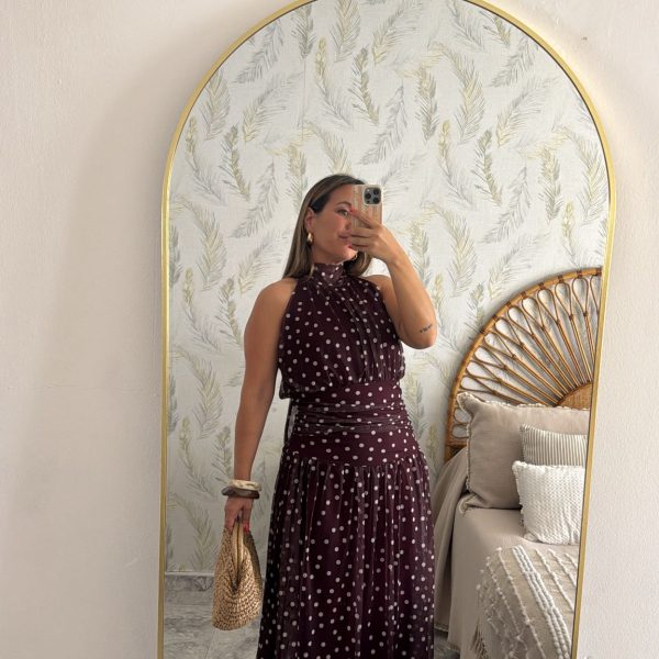 Vestido tul lunares