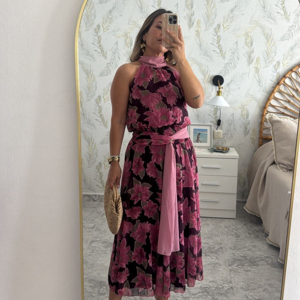 Vestido estampado floral