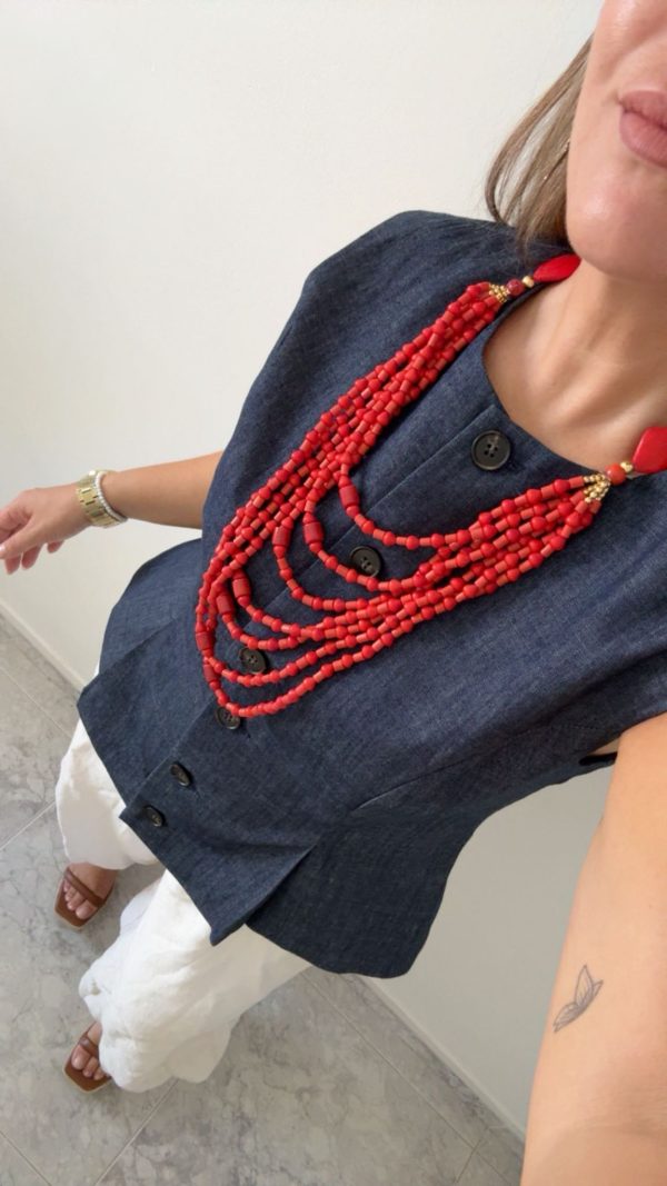Collar cascada