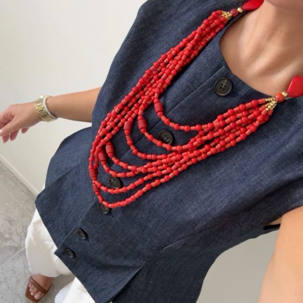 Collar cascada