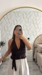 Top liso halter