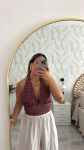 Top lunares halter