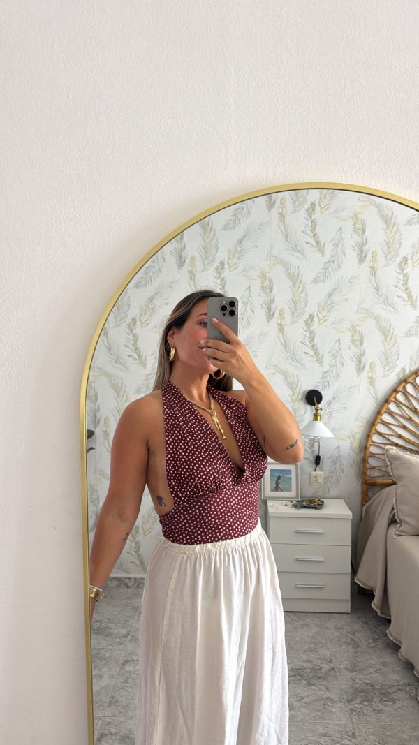 Top lunares halter