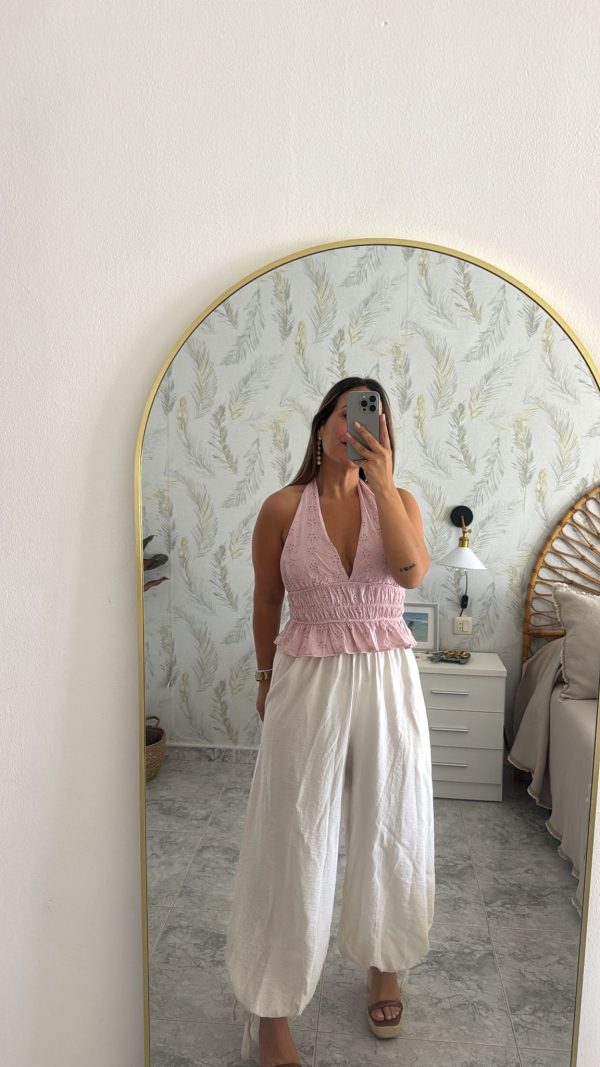 Top guipur halter