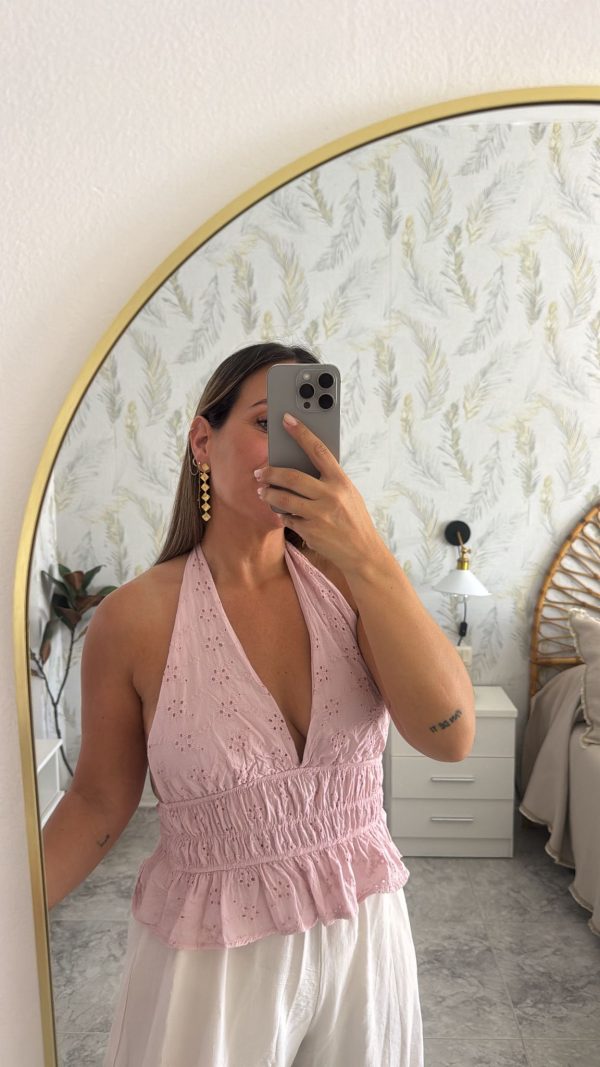 Top guipur halter