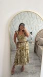 Vestido engomado midi