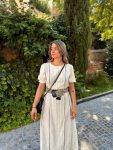 Vestido lino rayas