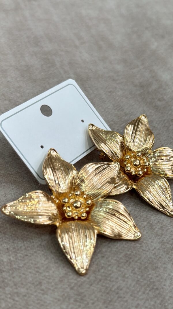 Pendientes flor
