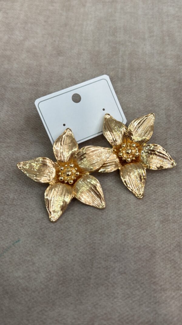 Pendientes flor