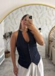 Chaleco denim elástico