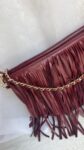 Bolso flecos Burdeos