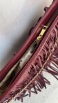 Bolso flecos Burdeos