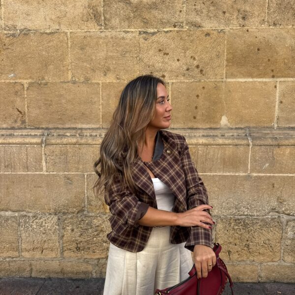 Chaqueta cuadros