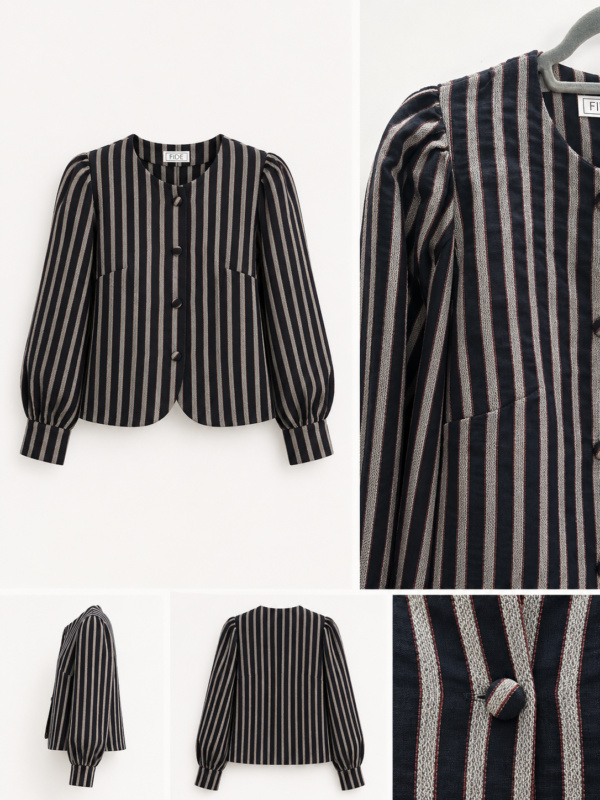Chaqueta manga abullonada