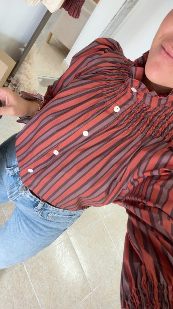 Blusa arlequín rayas