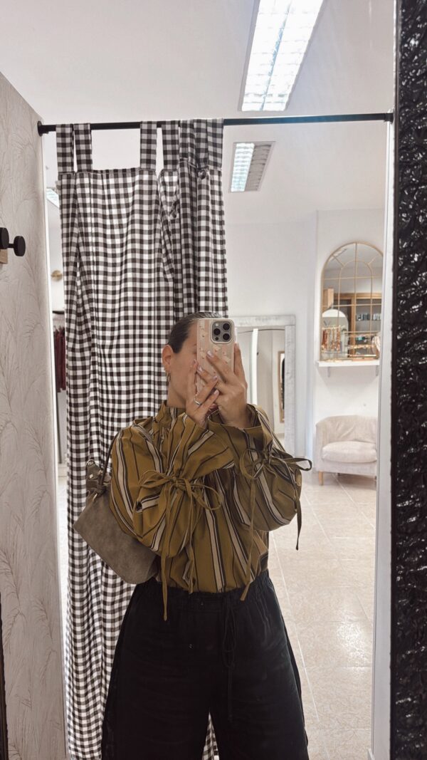 Blusa lazadas mangas