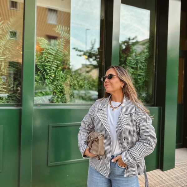 Gabardina cuadros