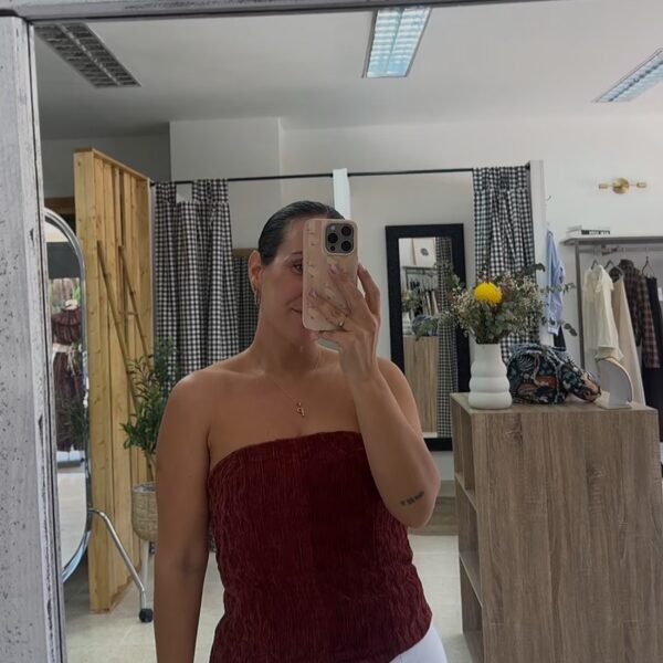 Top bordado