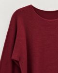 Jersey cashmere Burdeos