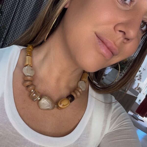 Collar madera y acero