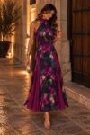 Vestido estampado godes