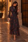 Vestido gasa estampado