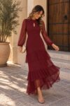 Vestido tul volantes