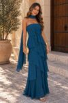 Vestido volantes pavo